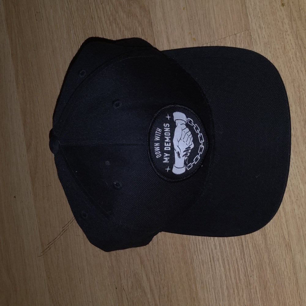 Lurking Class Down With My Demons Stitched Patch Snapback Hat Cap
